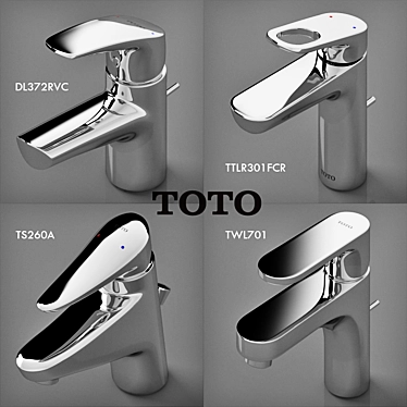 TOTO Faucets V1: Beautiful and Functional 3D model image 1 