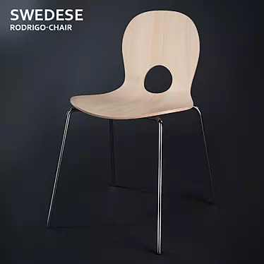 Swedese Rodrigo Chair: Contemporary Elegance 3D model image 1 