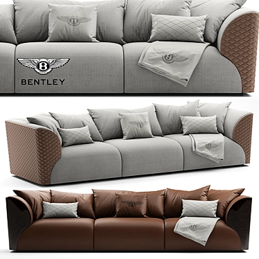 Elegant Winston Sofa for Sophisticated Living 3D model image 1 