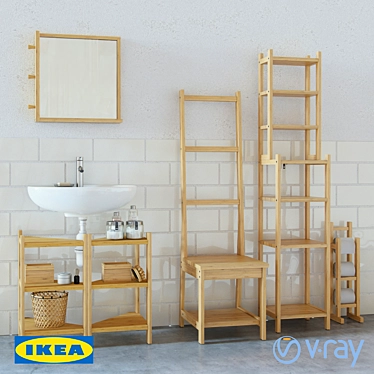 Rogrund Ikea set of bathroom furniture