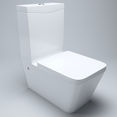 Modern Detailed Toilet Set 3D model image 1 