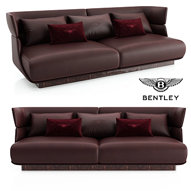 Elegant Lancaster Sofa by Bentley 3D model image 1 