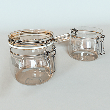 Korken Glass Jar - 0.5L 3D model image 1 