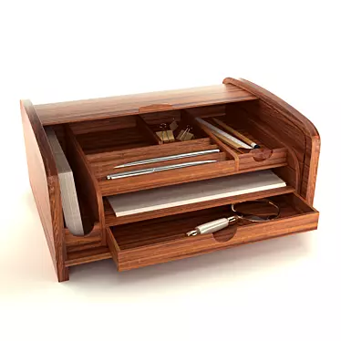 Woodland Workspace Organizer 3D model image 1 