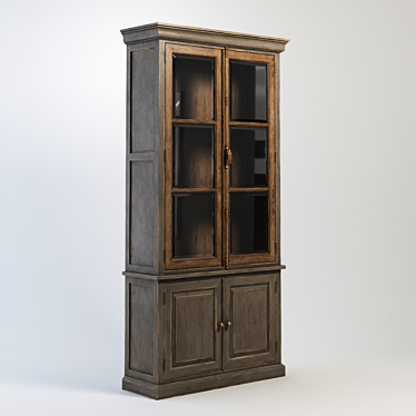 Elegant Martis Cabinet - Gramercy Home 3D model image 1 