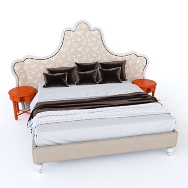 Bed from Rondini factory Home series karolina