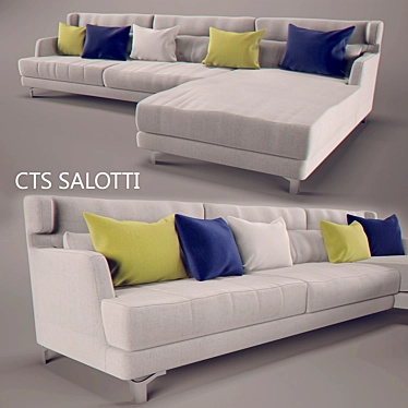 Well 04 Sofa by CTS SALOTTI 3D model image 1 