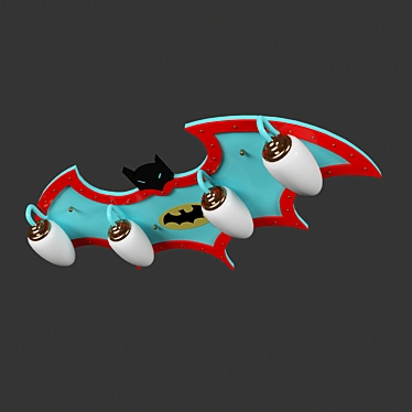 Batman LED Ceiling Light 3D model image 1 