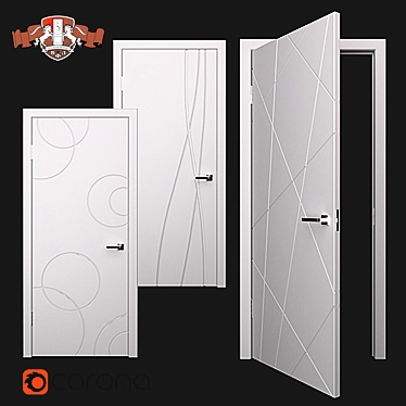 Premium Vanguard Doors from Vladimir Door Factory 3D model image 1 