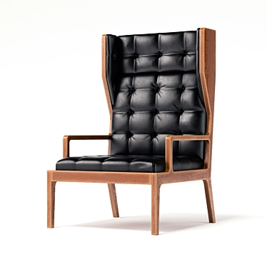 James UK Wingback: Classic Elegance for Your Home 3D model image 1 