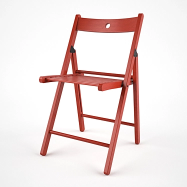 Compact and Versatile: IKEA TERJE Folding Chair 3D model image 1 