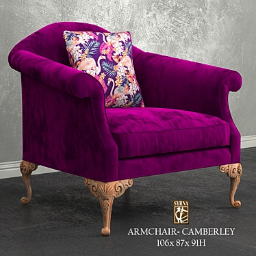 Camberley Armchair: Sleek & Stylish 3D model image 1 