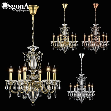 Elegant Schon Osgona Pendant 3D model image 1 