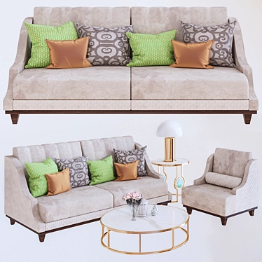 Pastoral Series Sofa and Armchair