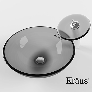 SINK MIXER AND GLASS WATERFALL KRAUS