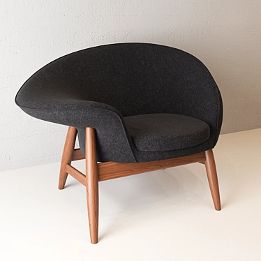 Eggsquisite Hans Olsen Chair 3D model image 1 