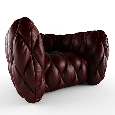 Golden Comfort Armchair 3D model image 1 