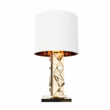 Elegant Illumination: Officina Luce "Crea" Table Lamp 3D model image 1 