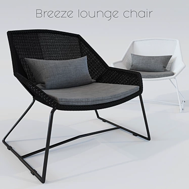 Breeze Cane-line Lounge Chair 3D model image 1 