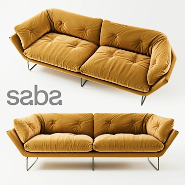 Sleek New York Suite: Saba Italia 3D model image 1 