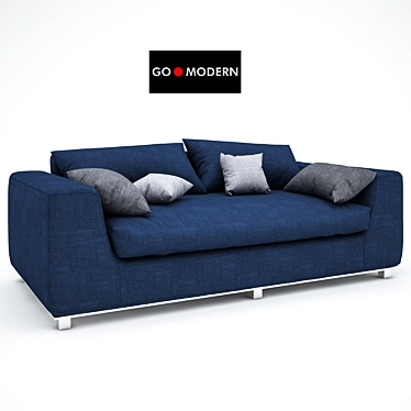Go Modern High-Quality Sofa 3D model image 1 