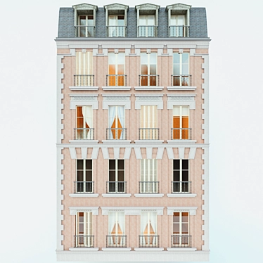 Cozy Loft-Style House 3D model image 1 