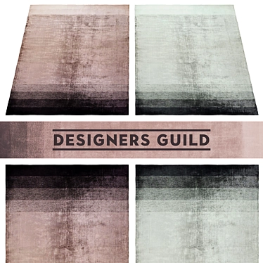 Silver Birch Nilaruna Rug: Textured Elegance in Various Sizes 3D model image 1 