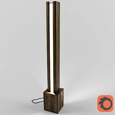 Modern Tower Sculpture: Twin_Spire 3D model image 1 