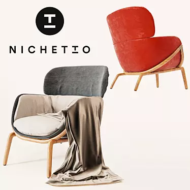 Nichetto ELYSIA Lounge Chair: Luxurious Comfort 3D model image 1 