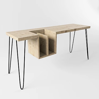 Elevate Your Space: One-High Table 3D model image 1 