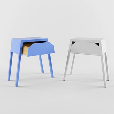 Bedside Essential: Sleek Side Table 3D model image 1 