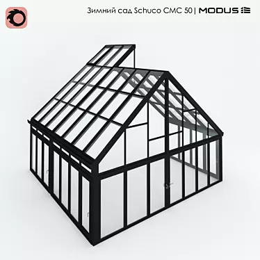 Winter Garden CMC 50 MODUS: Stylish Two-Story Extension 3D model image 1 