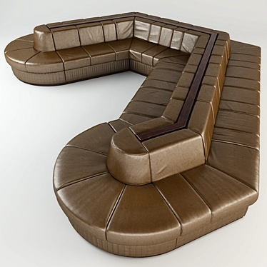 Modular Seating Solution for Cafes 3D model image 1 