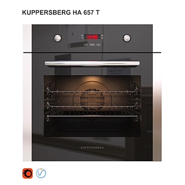 Kuppersberg AT 657 T Electric Oven 3D model image 1 