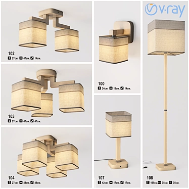 Elegant Polish TK Lighting 3D model image 1 