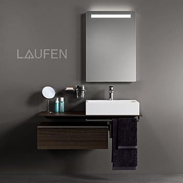 Laufen Living City Bathroom Set 3D model image 1 