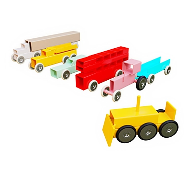 Kids Toy Set 3D model image 1 