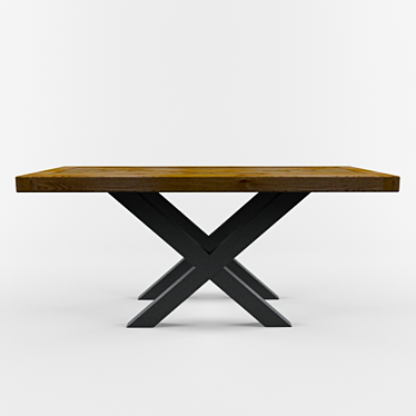 Elegant Dining Table | 187x80x75 3D model image 1 