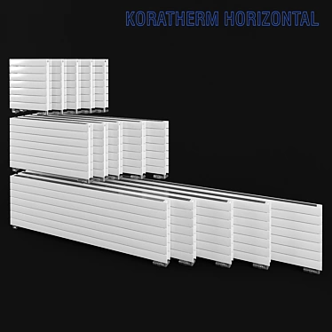 KORADO KORATHERM HORIZONTAL 514mm: Customizable Sizes for Perfect Fit 3D model image 1 