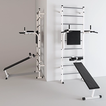 Ultimate Fitness Power Station 3D model image 1 