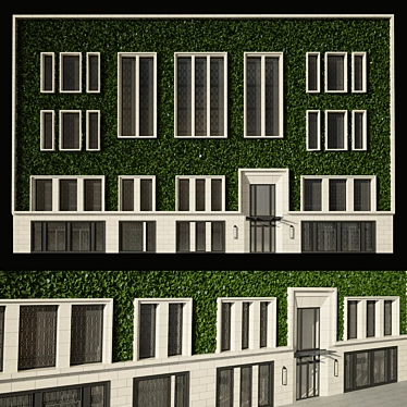 Phytowall for Building 3D model image 1 