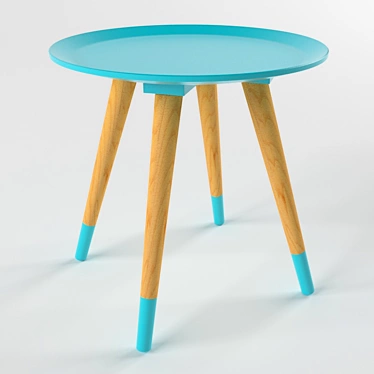 Nordic Charm: Scandinavian Table 3D model image 1 