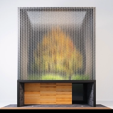 Optical Glass House: A Transparent Masterpiece 3D model image 1 