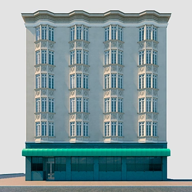 O'Farrell St SF Building 3D model image 1 