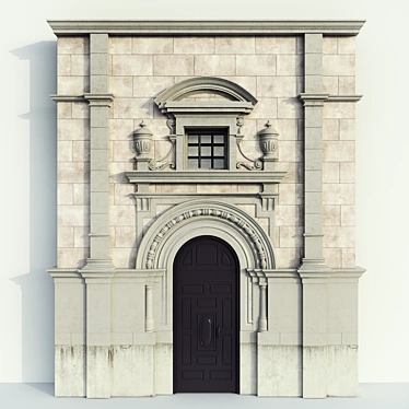 Classic Elegance: MultiTexture Facade 3D model image 1 