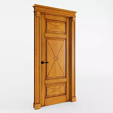 Volhovets Tuscany Lite 6367: Elegant Italian-inspired Door 3D model image 1 