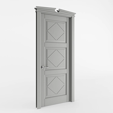 Volhovets Tuscany Rombo 6349 - Italian Style Door 3D model image 1 