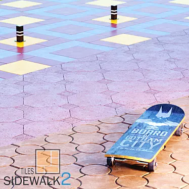 Versatile Paving Tiles Set 3D model image 1 