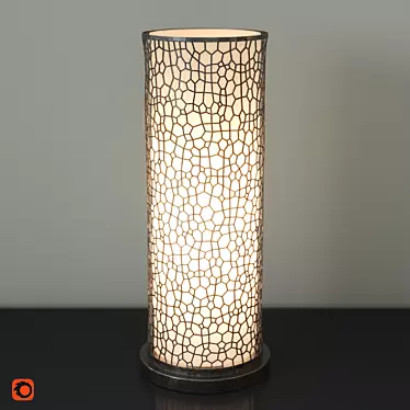 Eglo Almera Brown Table Lamp 3D model image 1 