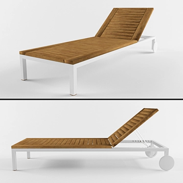 Luxury Lounge Chair 3D model image 1 